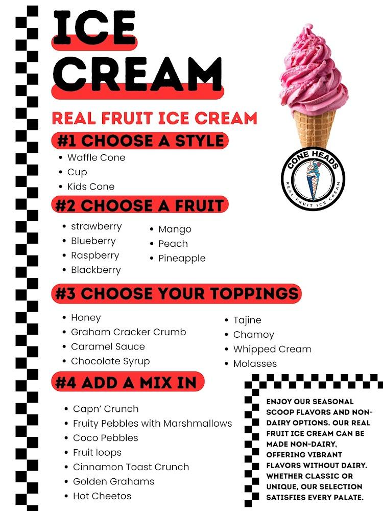 Cone Heads Real Fruit Ice Cream Sausage
